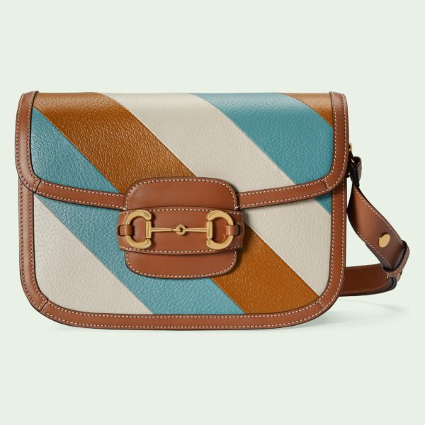 Gucci Horsebit 1955 multicolour leather shoulder bag - Eclate Shop