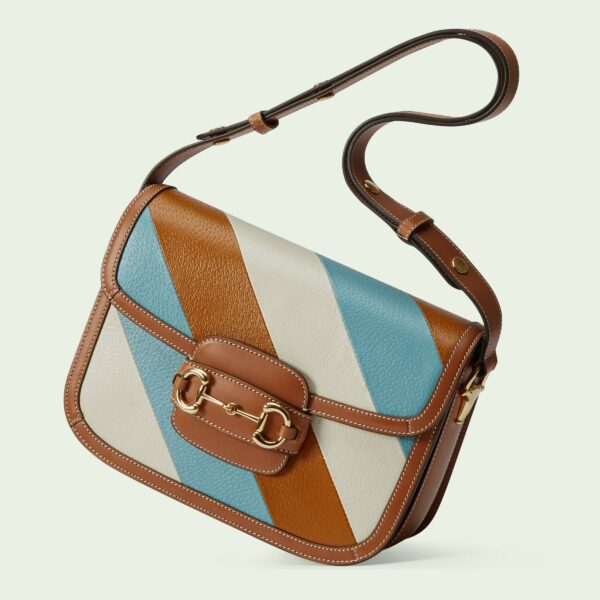 Gucci Horsebit 1955 multicolour leather shoulder bag - Eclate Shop