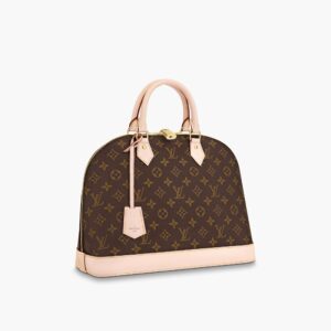 Alma MM Monogram Canvas front view Eclate Shop