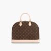 Alma MM Monogram Canvas back view Eclate Shop