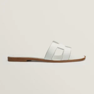 Hermès Blanc Oran Sandals - Eclate Shop