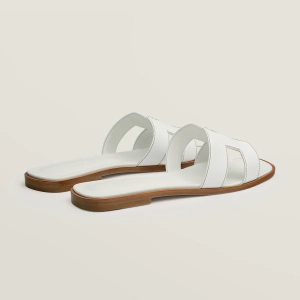 Hermès Blanc Oran Sandals - Eclate Shop