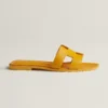 Hermès Jaune Topaze Oran Sandals - Eclate Shop