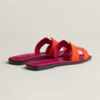 Hermès Orange Synthétique Oran Sandals - Eclate Shop