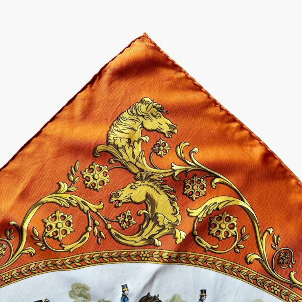 Hermes silk scarf La Promenade de Longchamps - Eclate Shop Europe