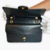 Pre-loved Chanel Classic Flap Handbag - Black lambskin - Eclate Shop