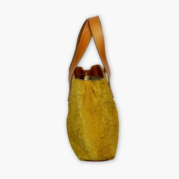 CELINE Macadam Vintage Top Handle W Flap Hand Bag Purse Women Brown Y1587 |  eBay