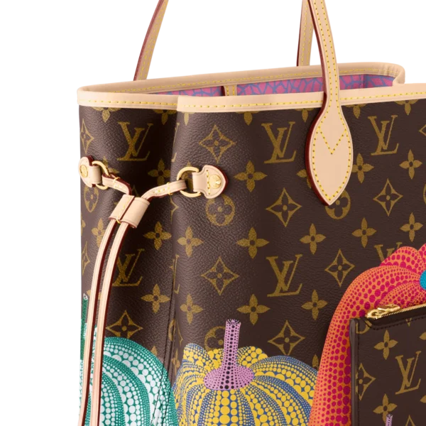 louis vuitton lv x yk neverfull mm monogram canvas handbags M46468 PM1 Closeup view