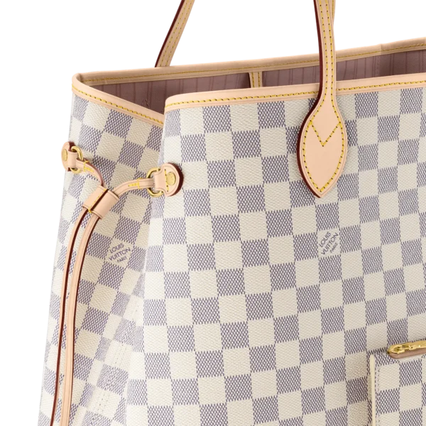 louis vuitton neverfull gm damier azur canvas handbags N41604 PM1 Closeup view