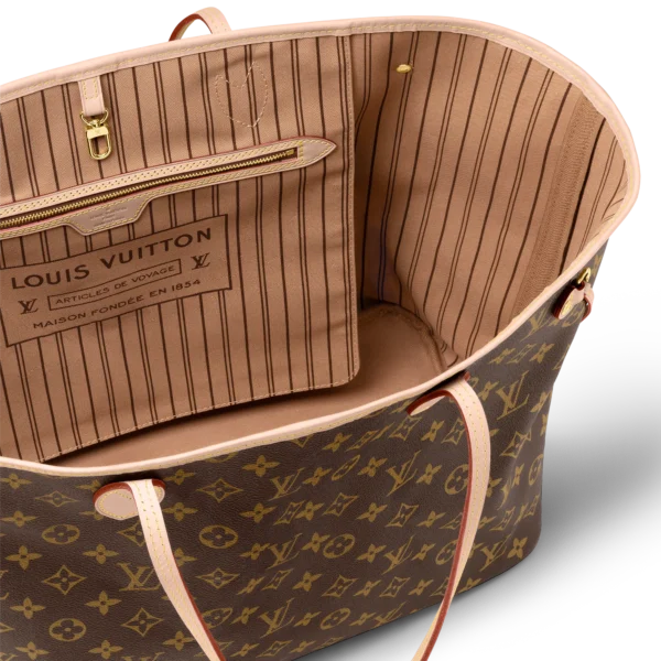 louis vuitton neverfull gm monogram canvas handbags M40990 PM1 Interior2 view