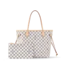 louis vuitton neverfull mm damier azur canvas handbags N41605 PM1 Back view