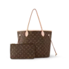 louis vuitton neverfull mm monogram canvas handbags M40995 PM1 Back view