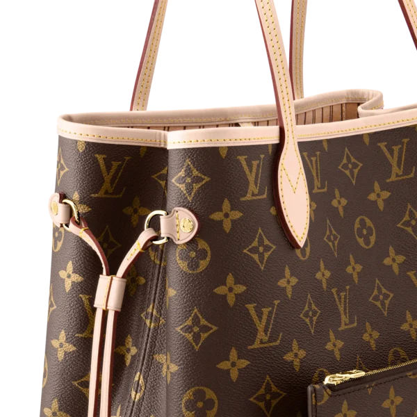 louis vuitton neverfull mm monogram canvas handbags M40995 PM1 Closeup view