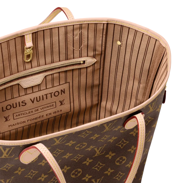 louis vuitton neverfull mm monogram canvas handbags M40995 PM1 Interior2 view