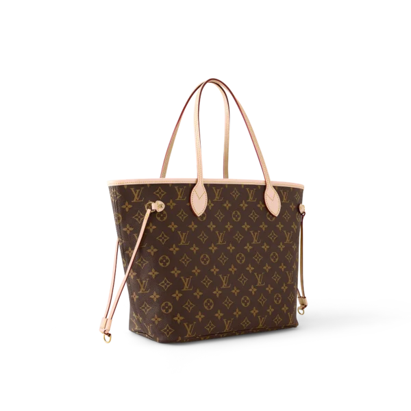 louis vuitton neverfull mm monogram canvas handbags M40995 PM1 Side view