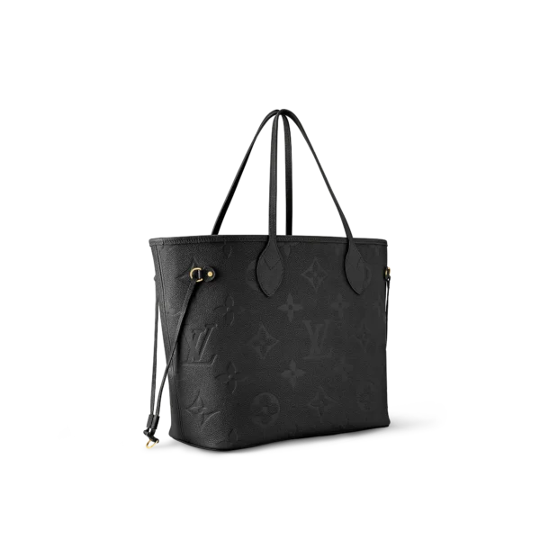 louis vuitton neverfull mm tote bag monogram empreinte leather handbags M45685 PM1 Side view