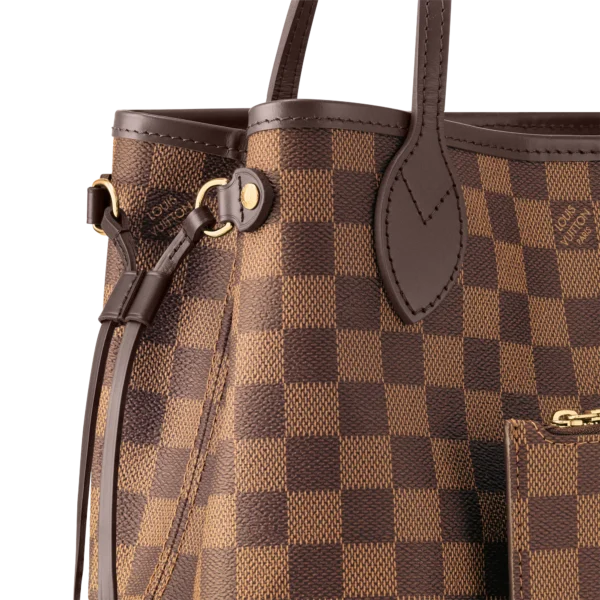 louis vuitton neverfull pm damier ebene canvas handbags N41359 PM1 Closeup view