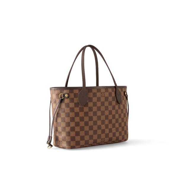 louis vuitton neverfull pm damier ebene canvas handbags N41359 PM1 Side view