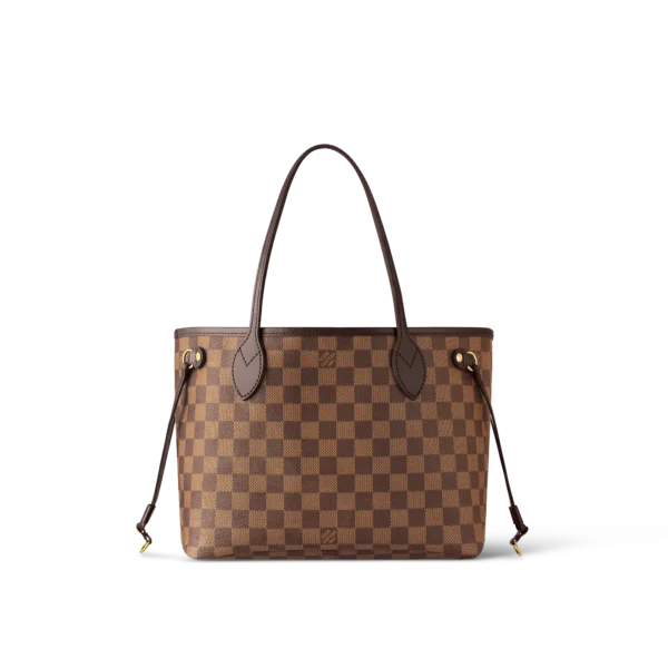 louis vuitton neverfull pm damier ebene canvas handbags N41359 PM2 Front view