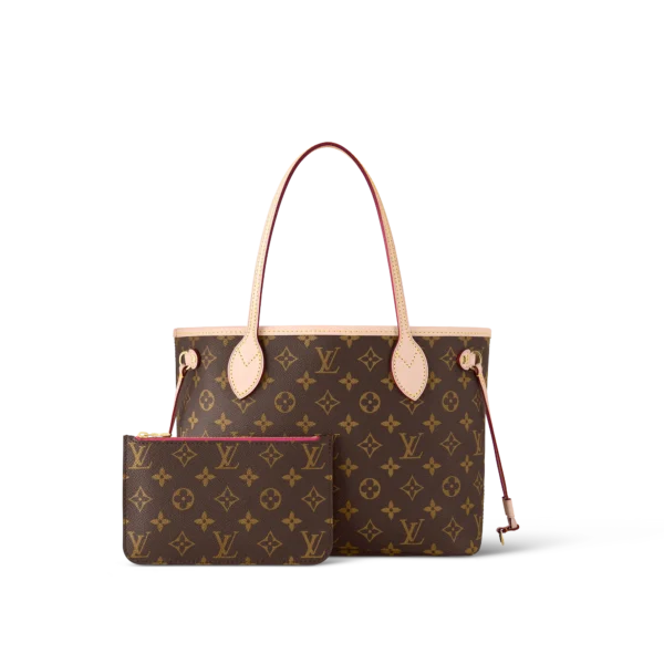 louis vuitton neverfull pm monogram canvas handbags M41245 PM1 Back view