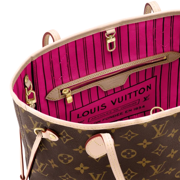 louis vuitton neverfull pm monogram canvas handbags M41245 PM1 Interior2 view