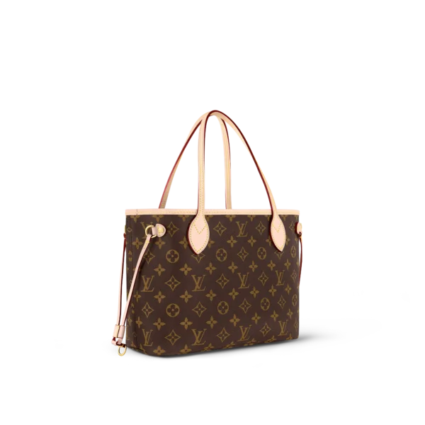 louis vuitton neverfull pm monogram canvas handbags M41245 PM1 Side view