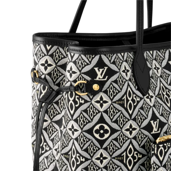 louis vuitton since 1854 neverfull mm tote bag monogram jacquard since 1854 handbags M57230 PM1 Closeup view