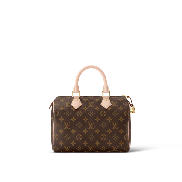 louis vuitton speedy 25 monogram canvas handbags M41109 PM2 Front view