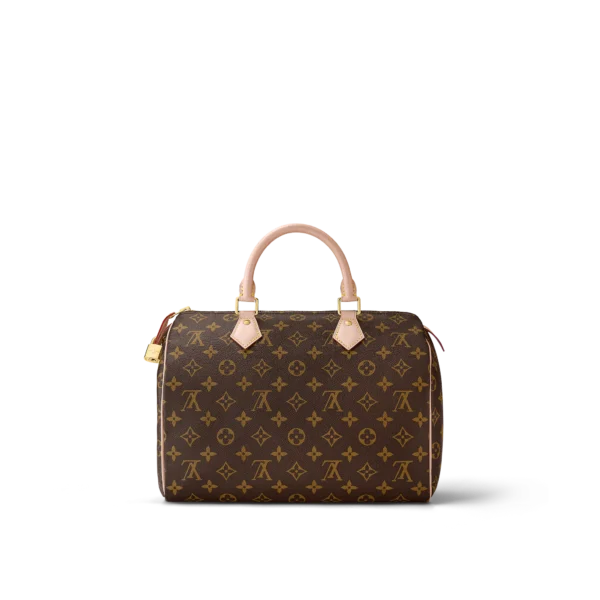 louis vuitton speedy 30 monogram canvas handbags M41108 PM1 Back view