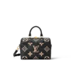 louis vuitton speedy bandouliere 25 bag bicolour monogram empreinte leather handbags M58947 PM2 Front view