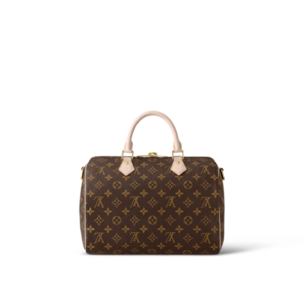 louis vuitton speedy bandouliere 30 monogram canvas handbags M41112 PM1 Back view