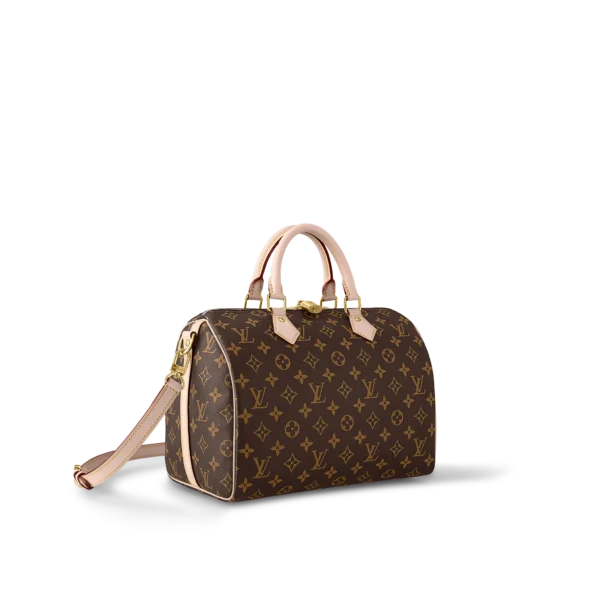 louis vuitton speedy bandouliere 30 monogram canvas handbags M41112 PM1 Side view