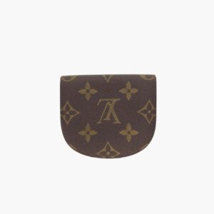 Louis Vuitton monogram coin holder tył