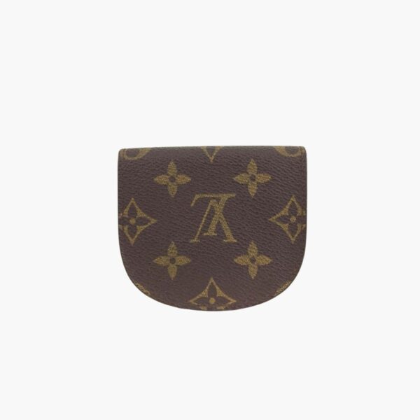 Louis Vuitton monogram coin holder tył