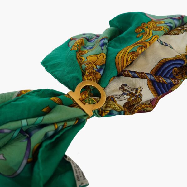 Salvatore Ferragamo Other fashion goods scarf ring Gancini metal gold –